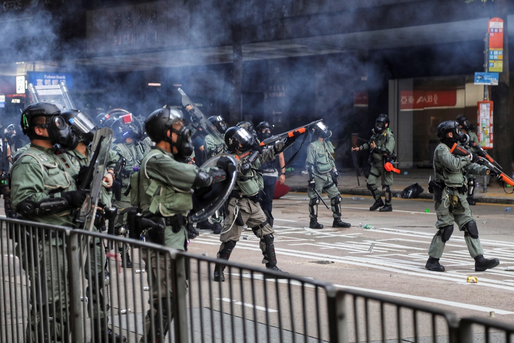 Anti-government protests during China's National Day in Hong Kong  / VIVEK PRAKASH