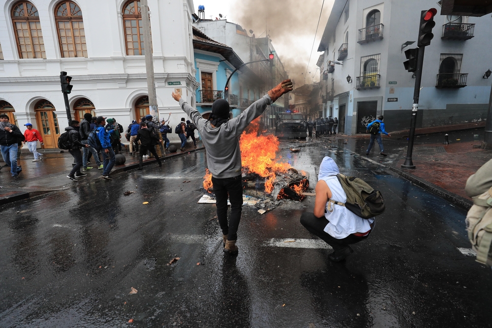 Protestas contra medidas económicas del Gobierno de Ecuador  / Diario Palentino