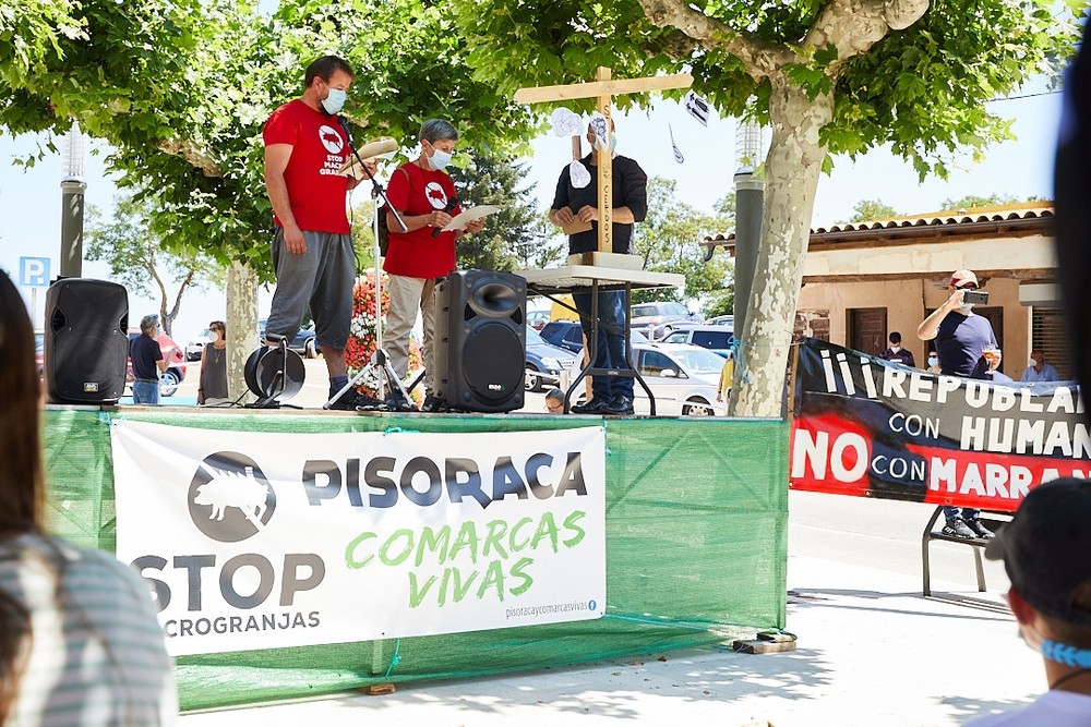 Más de 600 personas dicen «no» a las macrogranjas en Herrera