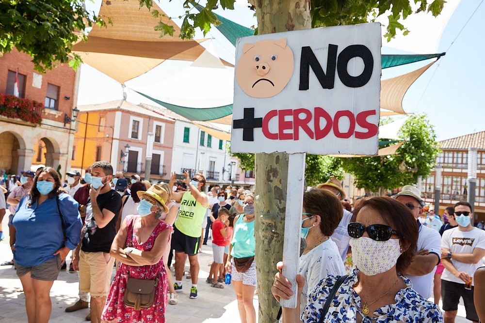 Más de 600 personas dicen «no» a las macrogranjas en Herrera