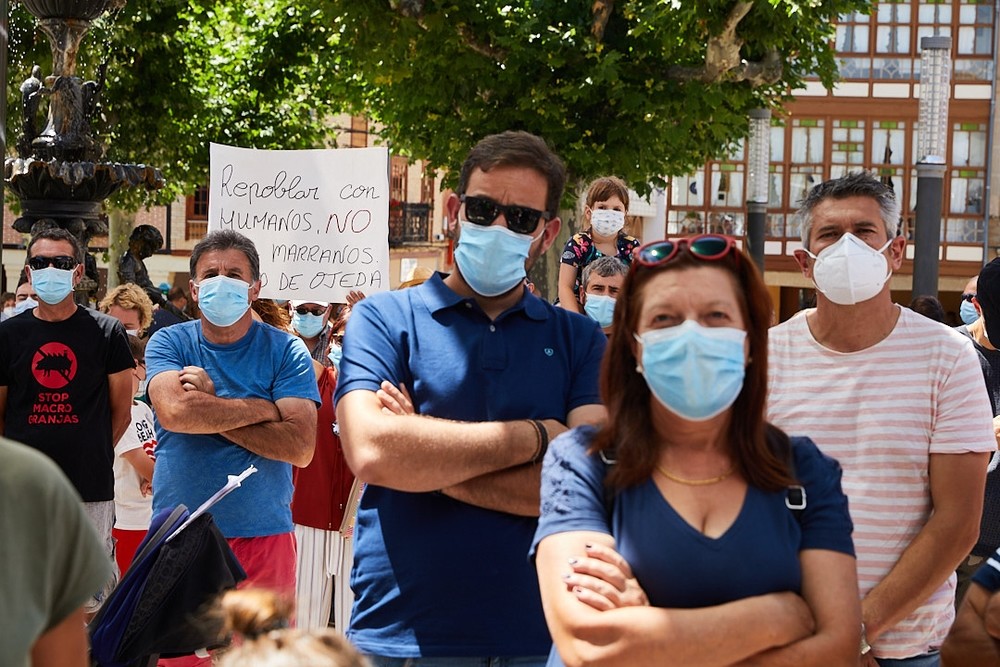 Más de 600 personas dicen «no» a las macrogranjas en Herrera