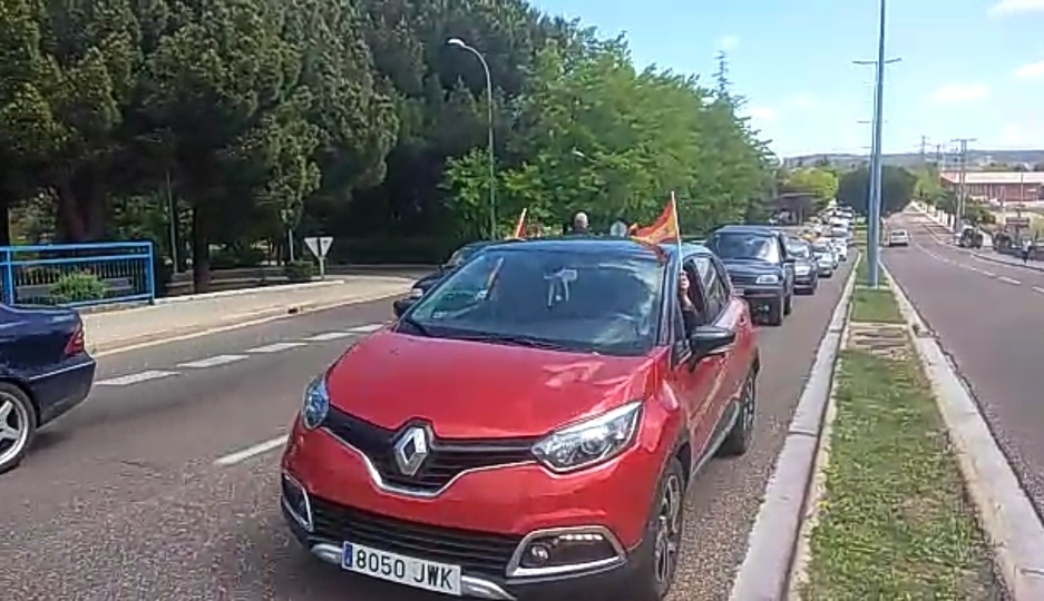 Caravana por España y su libertad, en Palencia