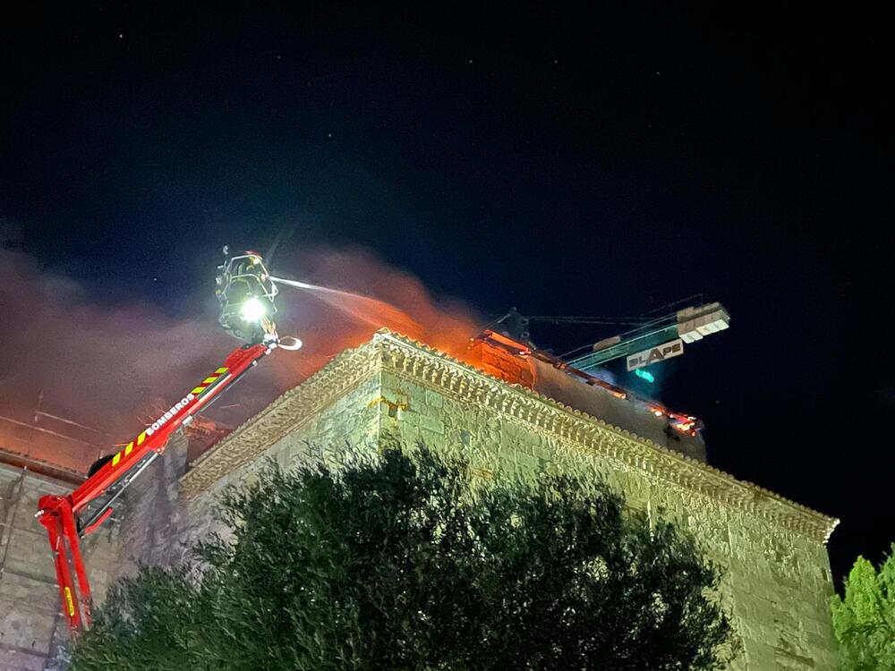 Nuevo incendio en el Monasterio de Alconada de Ampudia