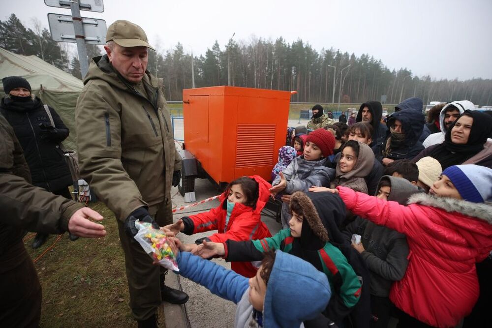 Belarusian-Polish border situation  / LEONID SCHEGLOV/BELTA HANDOUT