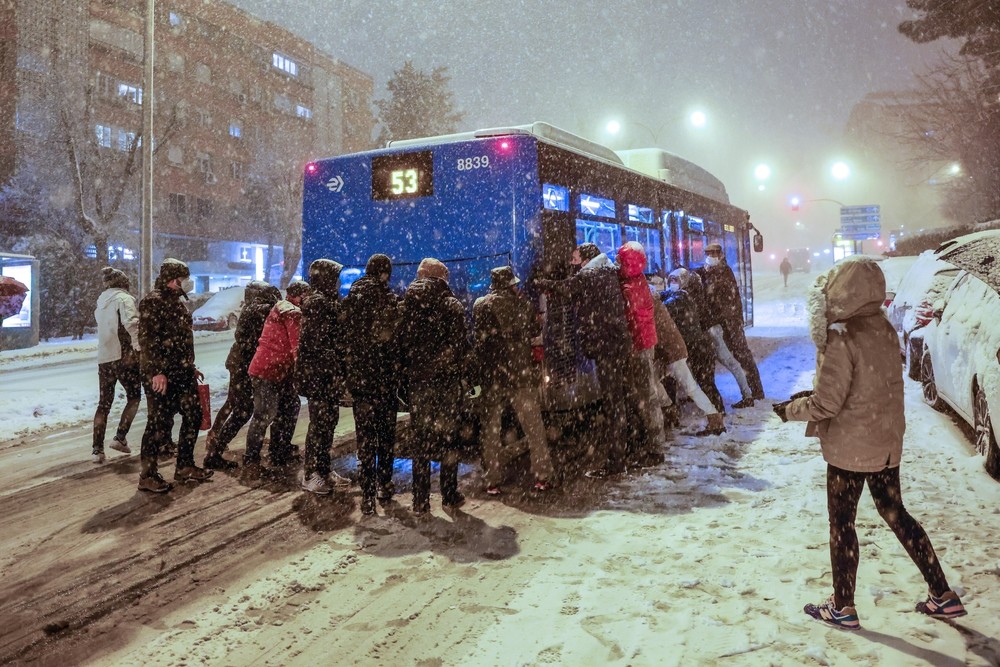 Madrid, ante su mayor nevada en décadas