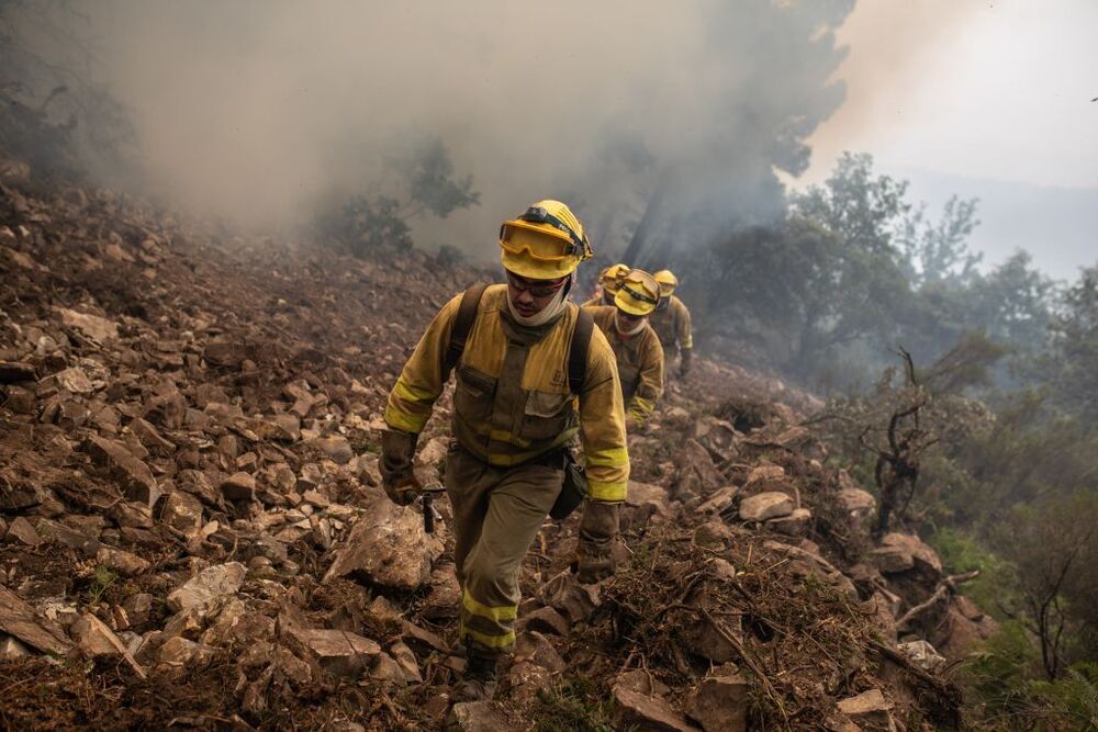 El fuego en la Sierra de la Culebra arrasa 11.000 hectáreas