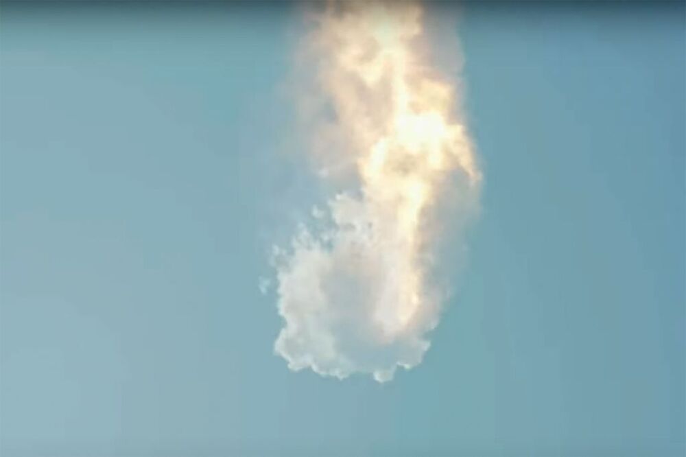 SpaceX's next-generation Starship spacecraft self-destructs after liftoff from the company's Boca Chica launchpad  / SPACEX