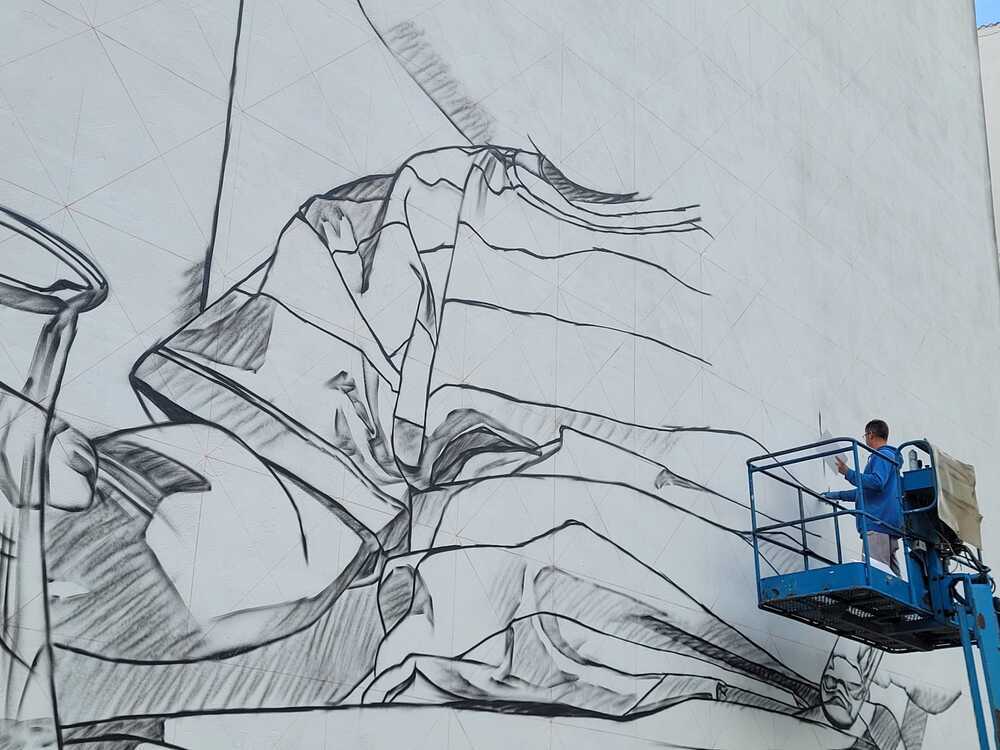 Arte callejero a golpe de spray en Guardo