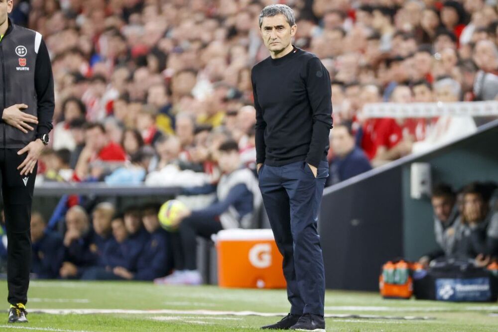 El exentrenador azulgrana y actual técnico del Athletic, Ernesto Valverde.