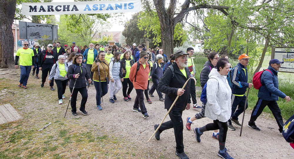 Aspanis saca músculo con 1.050 andarines solidarios