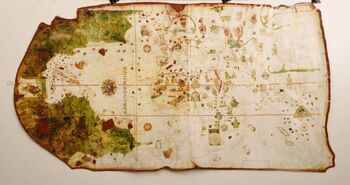 Falta de la catedral el primer mapa del Caribe