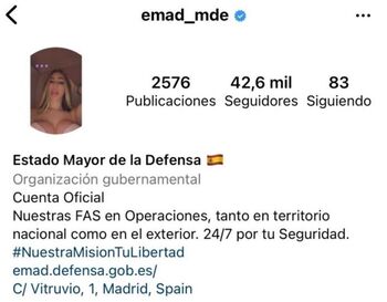 Hackean el Instagram del Estado Mayor de la Defensa