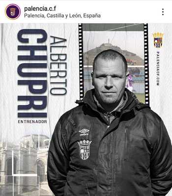 Chupri entrenará al Palencia CF