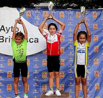 Tres palentinas suben al podio en Briviesca
