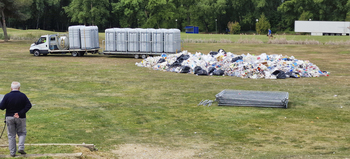 La fiesta de la ITA genera más de ocho toneladas de basura