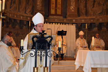 El viernes se celebró la bendición del nuevo abad trapense