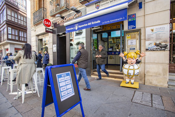 Palencia, por detrás de Soria en más gasto de lotería navideña