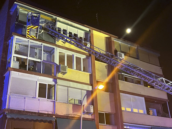 Muere un hombre en un incendio en una vivienda en Madrid