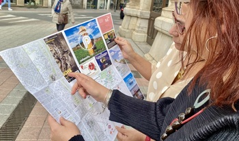 Palencia, Turismo con Pé se promociona en los mapas de Madrid