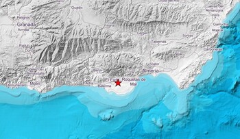 Registran un terremoto de magnitud 3 con epicentro en El Ejido