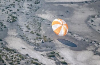 Una cápsula de la NASA trae a la Tierra muestras de un asteroide