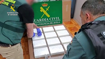 Incautada en Ávila cocaína con el sello del Cártel de Jalisco