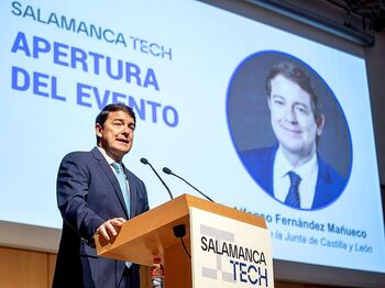 Mañueco destaca el «éxito» de estar en el 'top 5' tecnológico