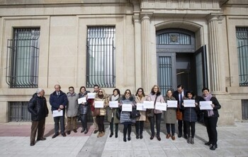 Los letrados de Justicia de Palencia secundan la huelga