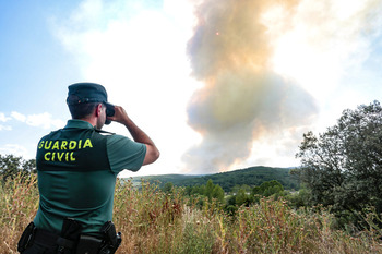 Declarado nivel 1 un incendio forestal en Curueño (León)