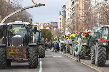 Unos 700 tractores acudirán a la protesta de Palencia mañana