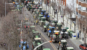 800 agricultores y ganaderos de Palencia a Madrid en 15 buses