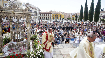 Guiados por el Santísimo en Palencia