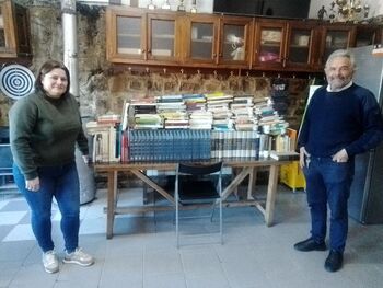 La Braña dona 200 libros a Cillamayor
